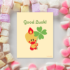 St Patrick’s Day Decorations Sweet Angel Bird ® Good Luck Wishes Four-Leaf Clover Wall Art Print, Poster