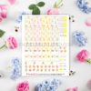 Printable Planner Stickers – Sweet Angel Bird ® Erin Condren Stickers for Cute Planner, Kawaii Planner